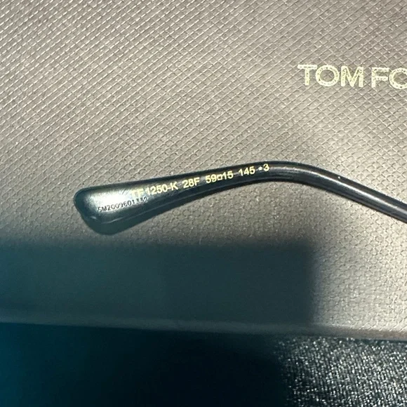 Tom Ford Claudia Black and Gold Designer Sunglasses - Picture 6 of 7